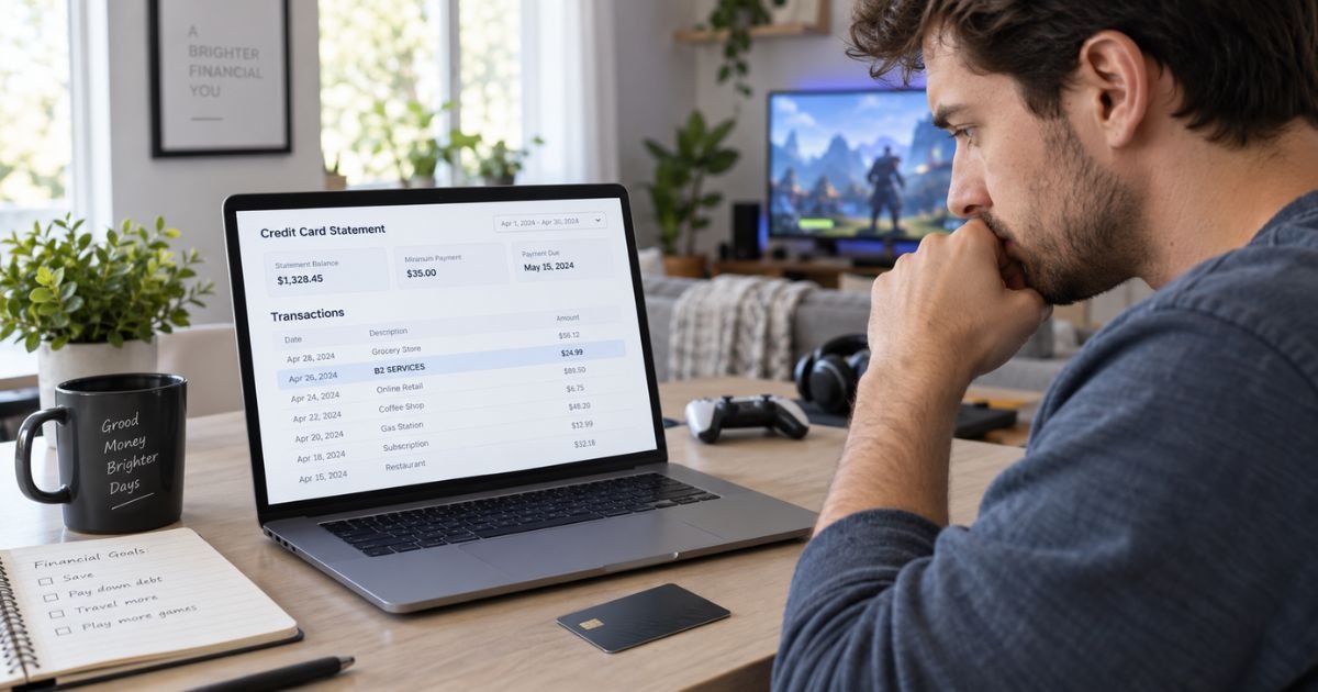 B2 Services Charge on Credit Card