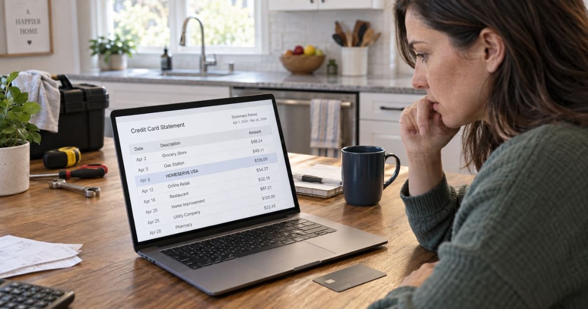 HomeServe USA Charge On Credit Card