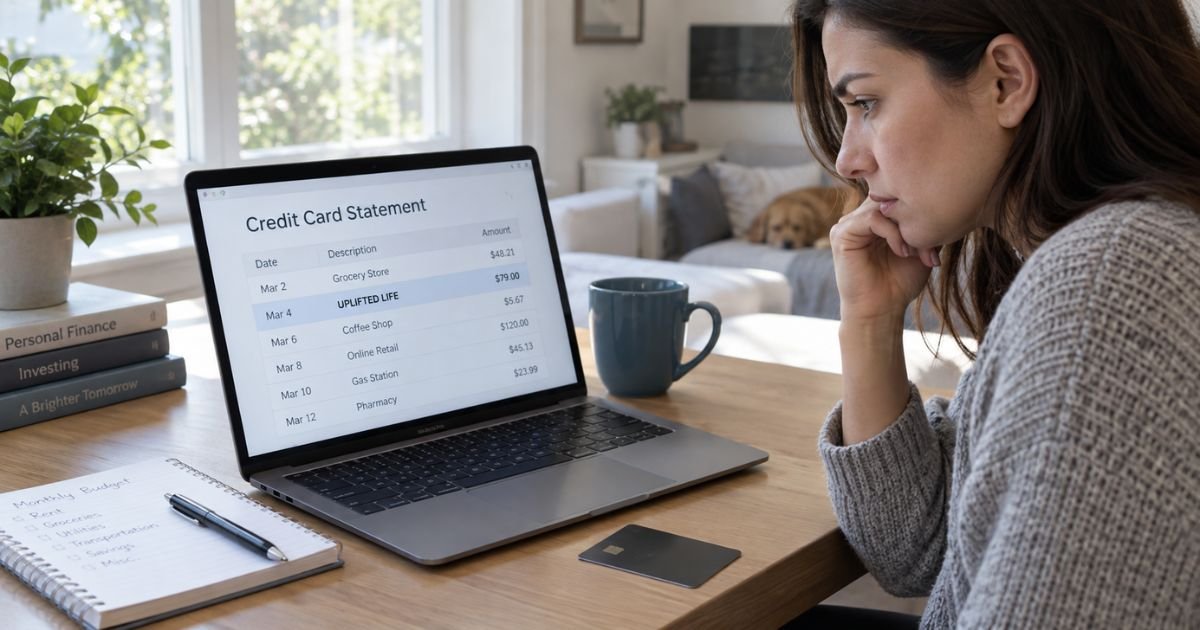 Uplifted Life Charge On Credit Card Statement